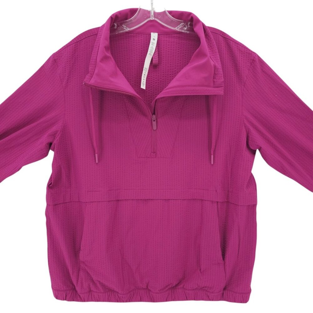 Lululemon Pack Light Pullover Packable Magenta Pu… - image 2